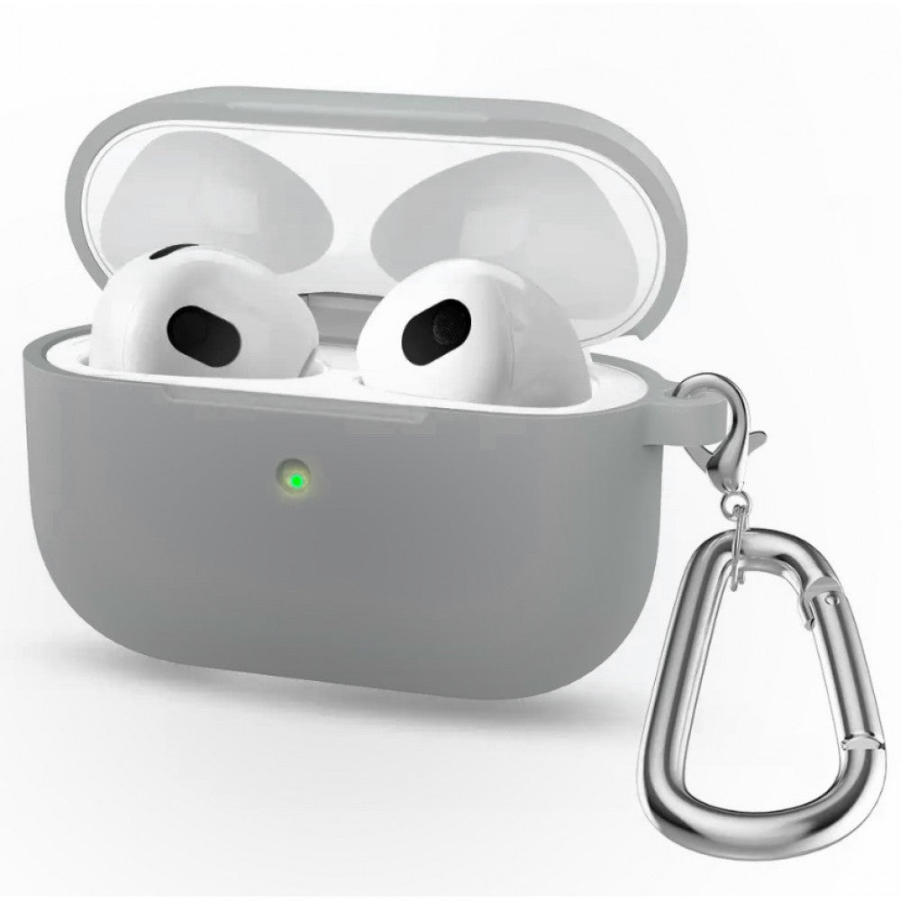 Airpods Pro 2 Case — With Carabine — Gray