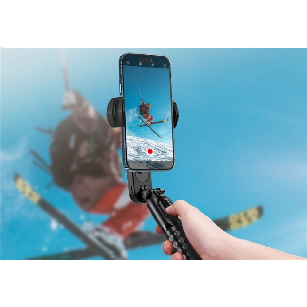 Gimbal Stabilizer | Button Bluetooth | LED Lamp | Q09