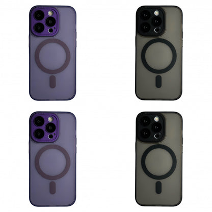 Protective camera Matte Case with MagSafe — iPhone 14 Pro Max — Deep Purple