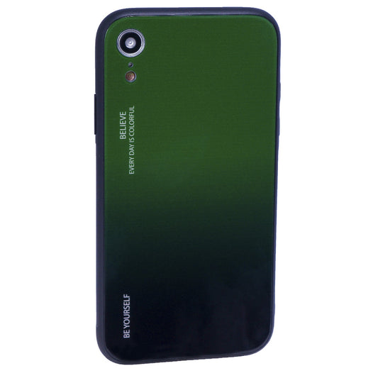 Gradient Glass Case — iPhone Xr — Green