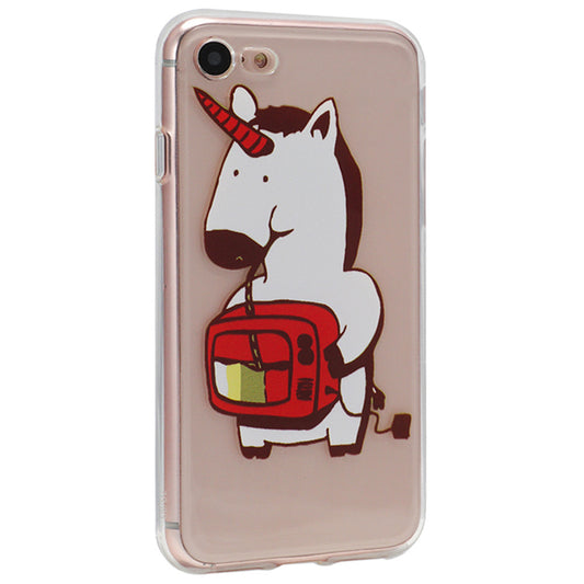 Cartoon Series TPU Case — iPhone 7 ; 8 — Unicorn