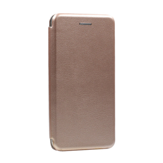 Leather Book Case — Samsung J4 Plus 2018(J415) — Rose Gold