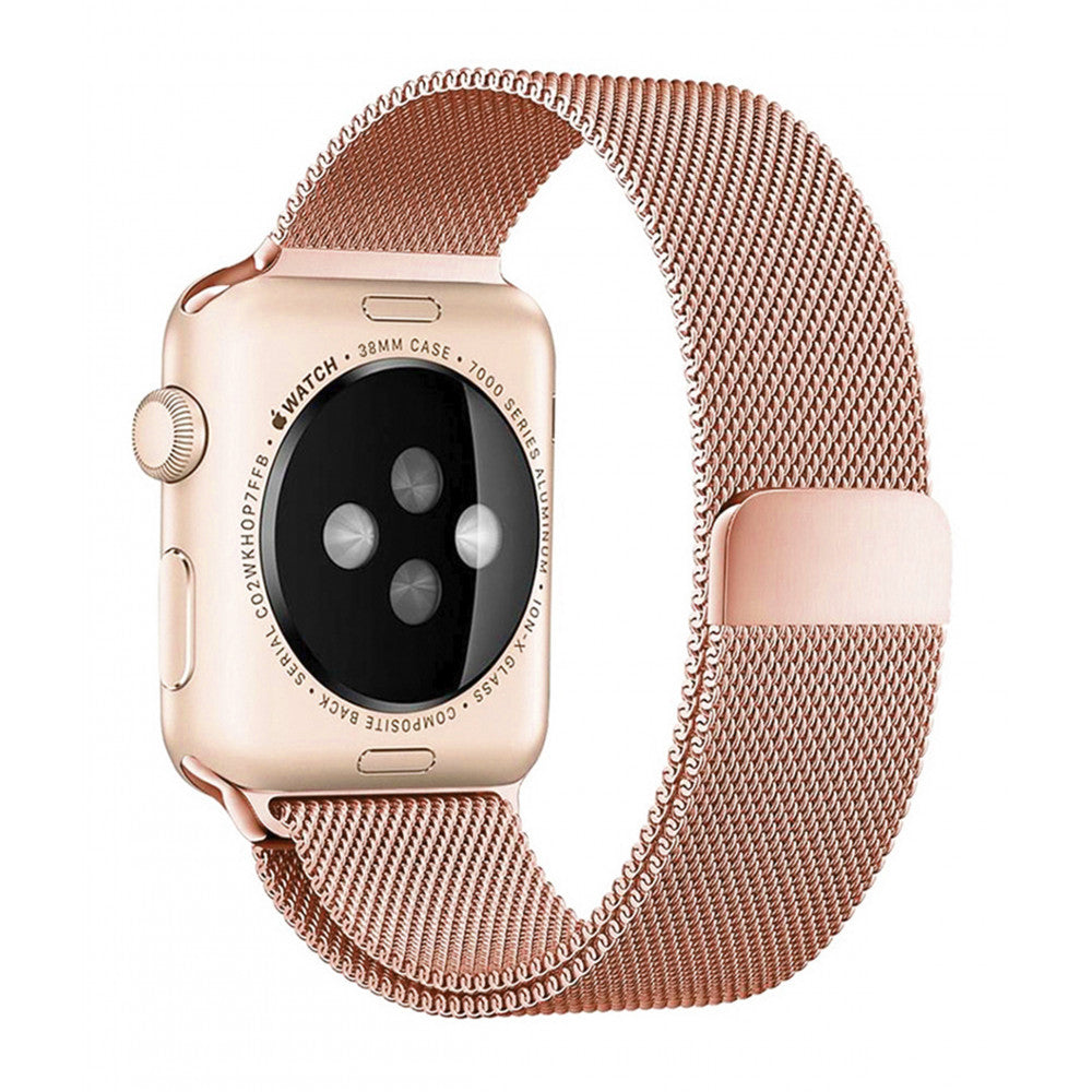 Ремінець Milanese Loop — Apple Watch 38 mm | 40 mm | 41 mm Rose Gold