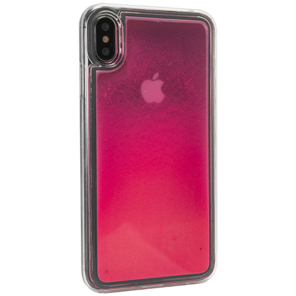 Liquid Glow Night Sand TPU Case — iPhone Xs  — Pink