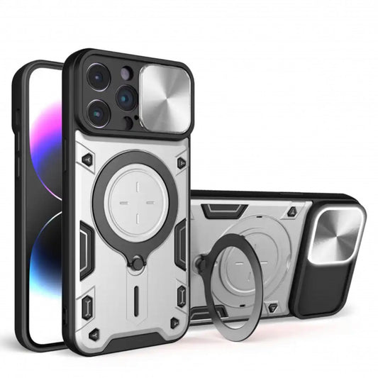 Protective Stand Case — iPhone 11 — Silver