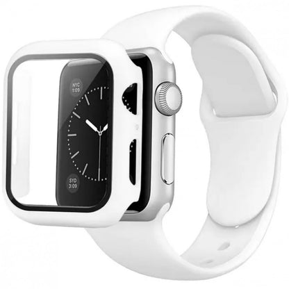 Ремінець Silicon & Glass — Apple Watch 42 mm — White