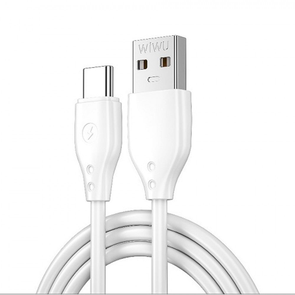 Кабель USB C 3.1A (1m) — WiWU Pioneer Wi-C001U — White