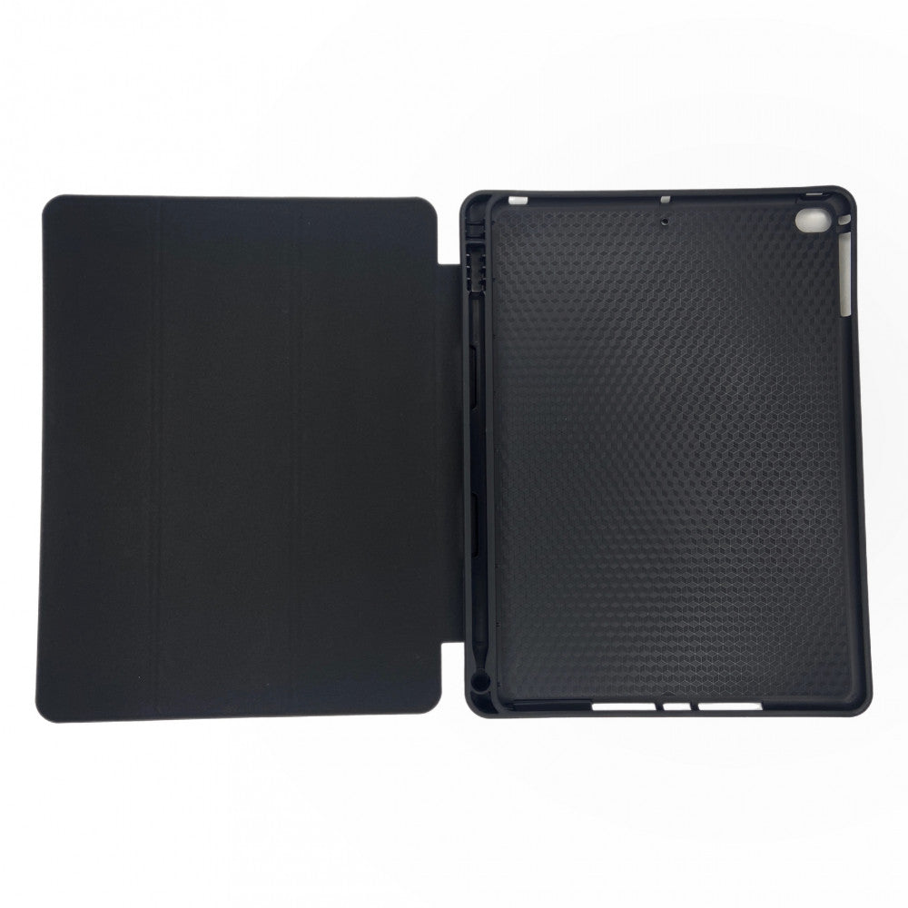 Tri-fold flat with pen slot Book Case - iPad 10,2" Universal - Black