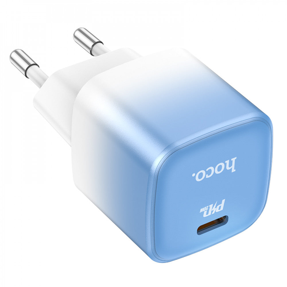 Home Charger | 20W | PD3.0 — Hoco C101A — Ice Blue