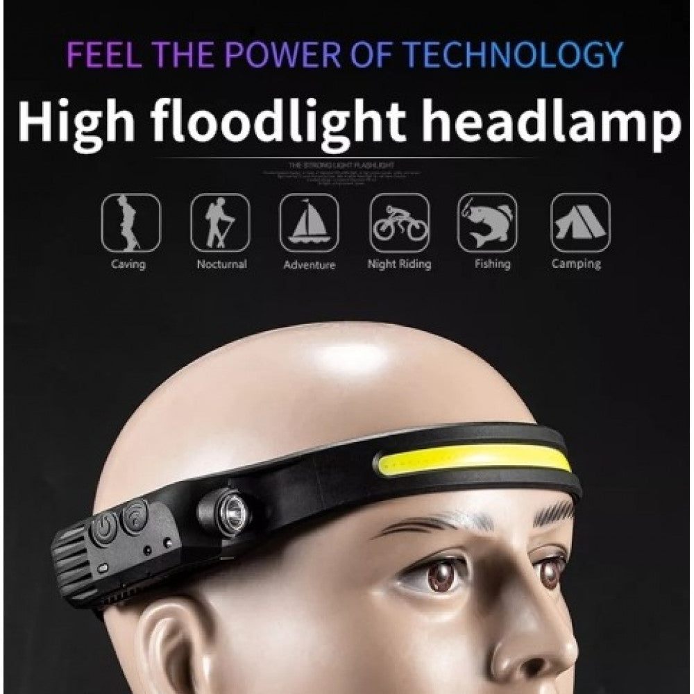 Ліхтарик — W689-1 Touch Control Multifunction induction Headlamp