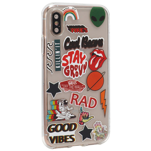 Stickers Series TPU Case — iPhone XS Max — Design 2