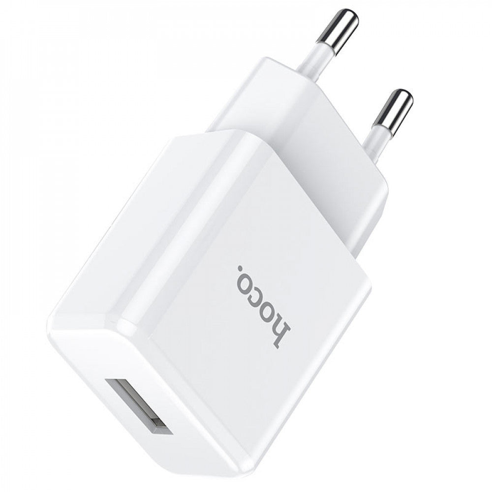 Home Charger | 2.1A | 1U | Micro Cable (1m) — Hoco N9 — White