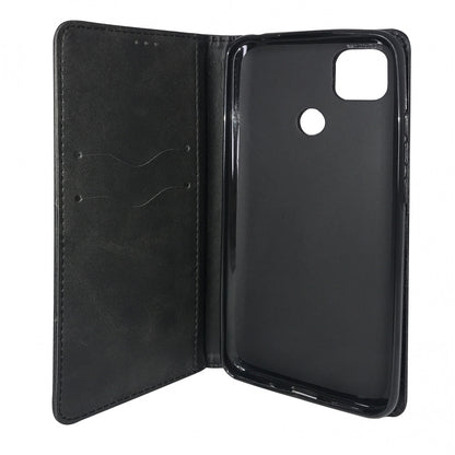 Leather Book Case — Xiaomi Redmi 9C — Black