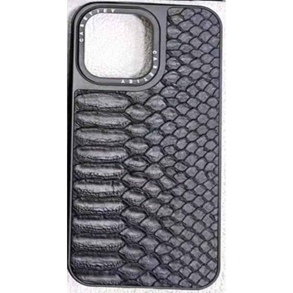 Casetify Crocodile TPU Case — iPhone 13   — Black