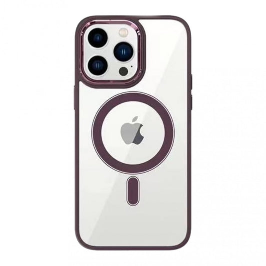 Color Clear Case With Magsafe — iPhone 15 Pro Max — Deep Purple