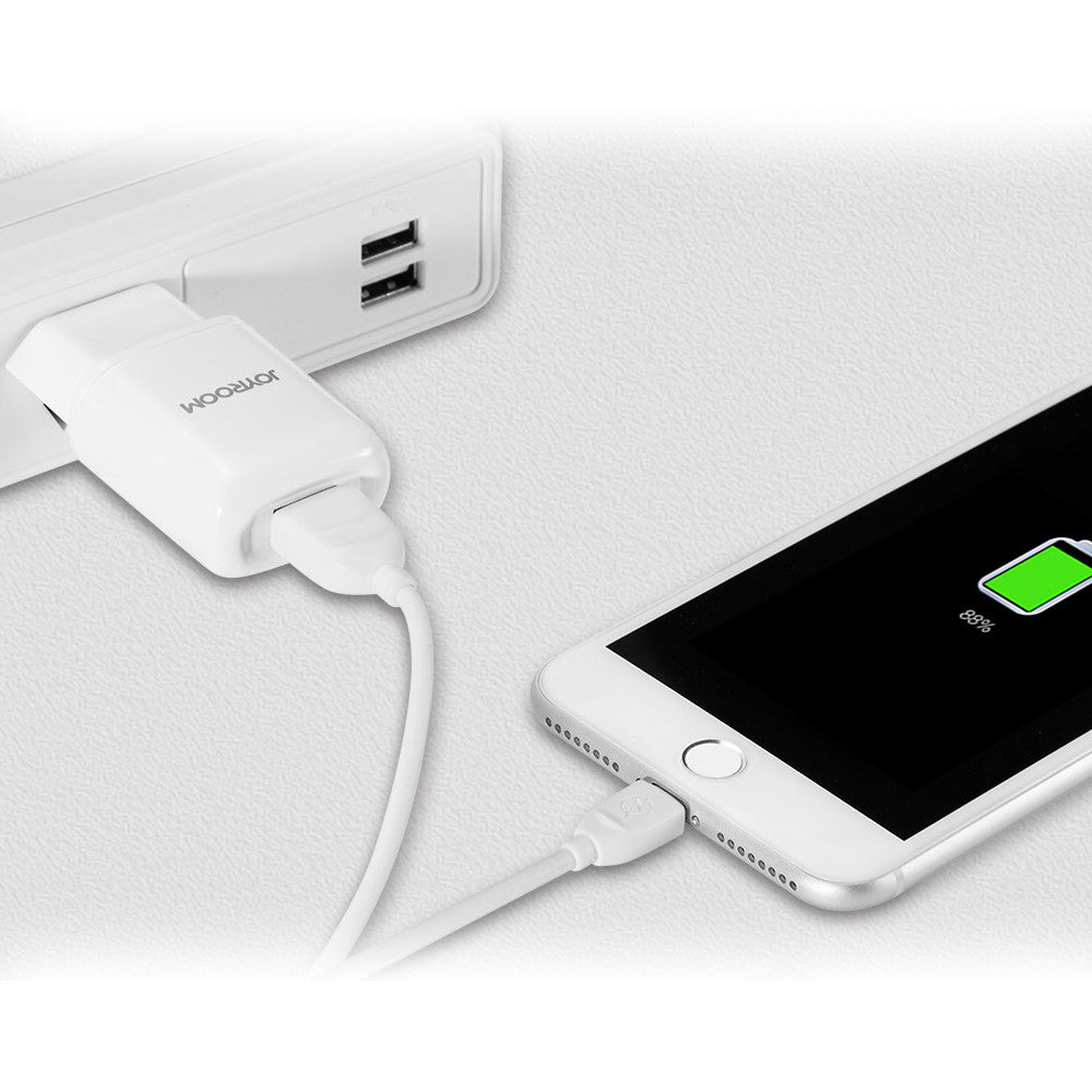 Home Charger | 1.2A | 1U | Lightning Cable (1m) — Joyroom L-L119 UMI — White