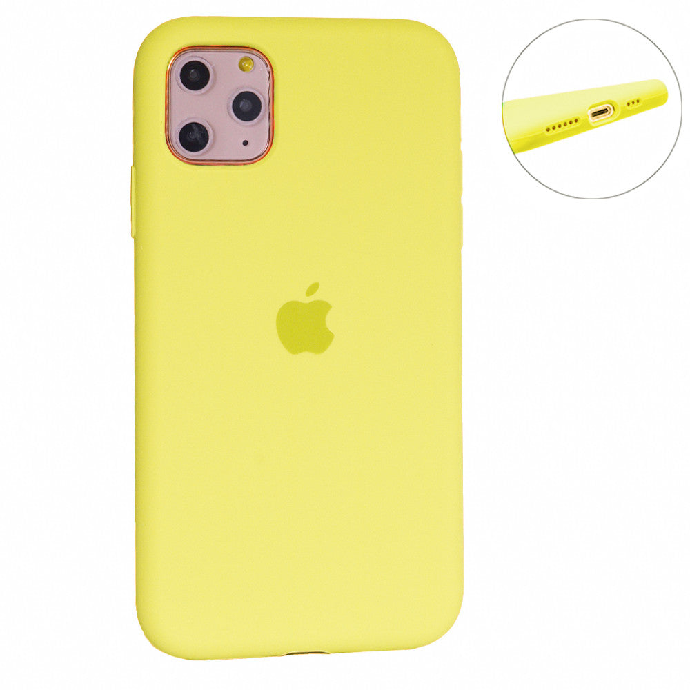 Original Silicone Case Full Size — iPhone 11 Pro — Shiny Yellow (32)