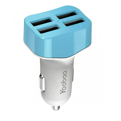 Car Charger | 2.0A | 4U — Yoobao YB206 Black