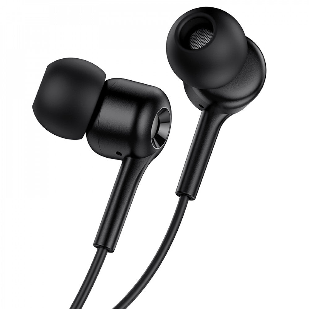 Навушники з мікрофоном 3.5mm —  Hoco M82 La musique universal — Black