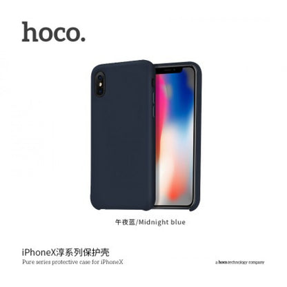 Чехол Hoco Pure Series Protective Case — Apple iPhone X ; Apple iPhone Xs — Midnight Blue