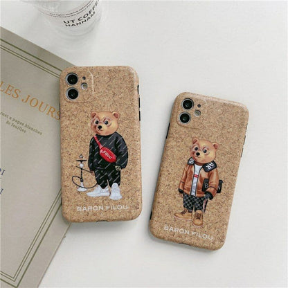 Cute Casual Bear Baron Filou TPU Case - iPhone 13 Pro Max 6.7"
