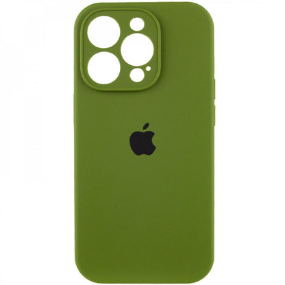 Original Silicone Case with protective camera — iPhone 13 Pro — Dark Green (48)