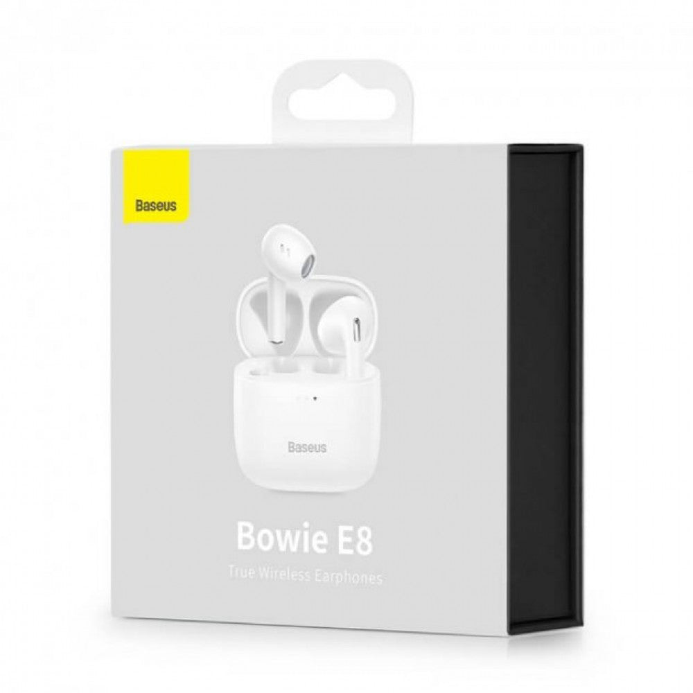 Bluetooth гарнітура TWS — Baseus (NGE8) Bowie E8 — NGE8-02 White