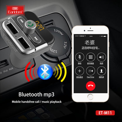 Fm Modulator MP3 | Car Charger | 3.1A | 2U — Earldom ET-M11