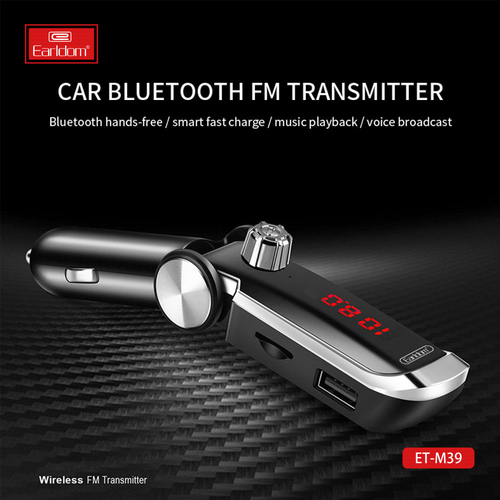 Fm Modulator MP3 | Car Charger | 3.1A | 2U — Earldom ET-M39