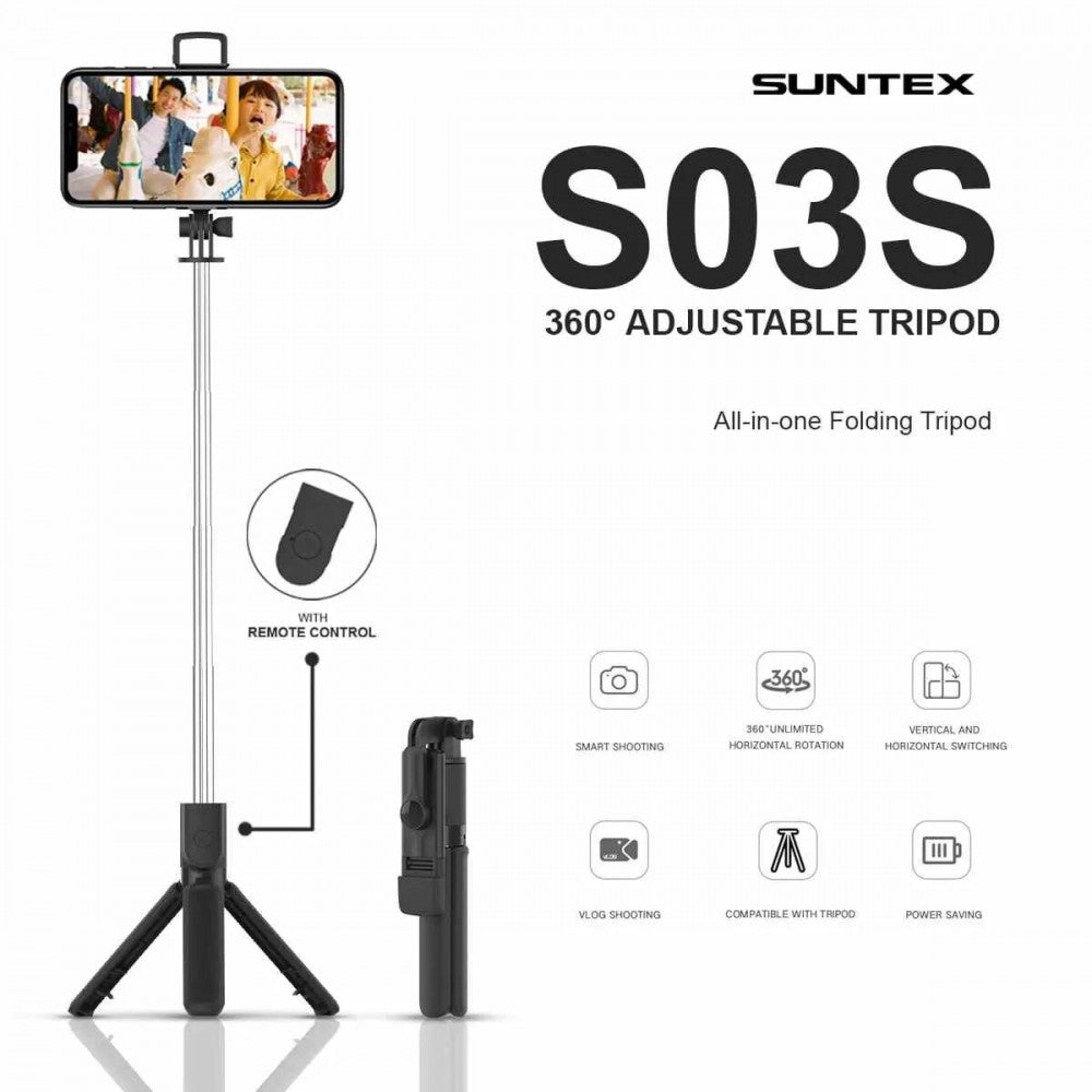 Monopod Tripod | Button Bluetooth | S03-S