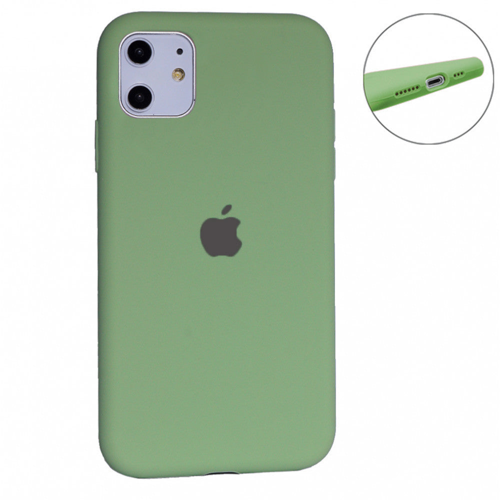 Original Silicone Case Full Size — iPhone 11 — Neon Piink