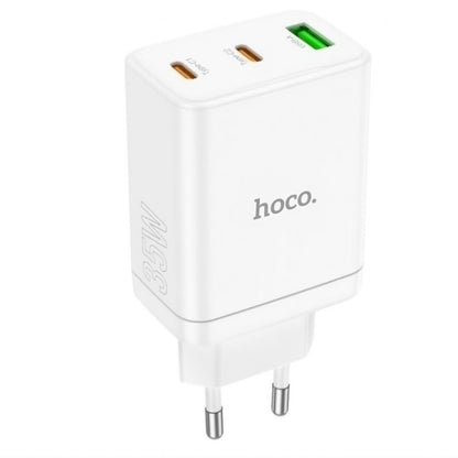 Home Charger | 35W | 2 PD | QC3.0 — Hoco N33 — White