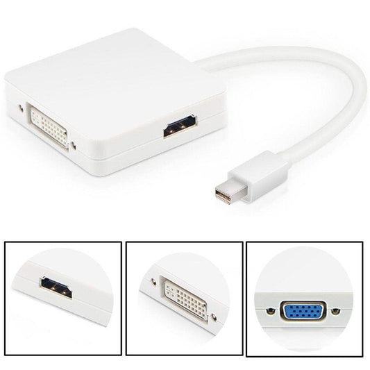 Переходник Mini DP - HDMI+VGA+DVI