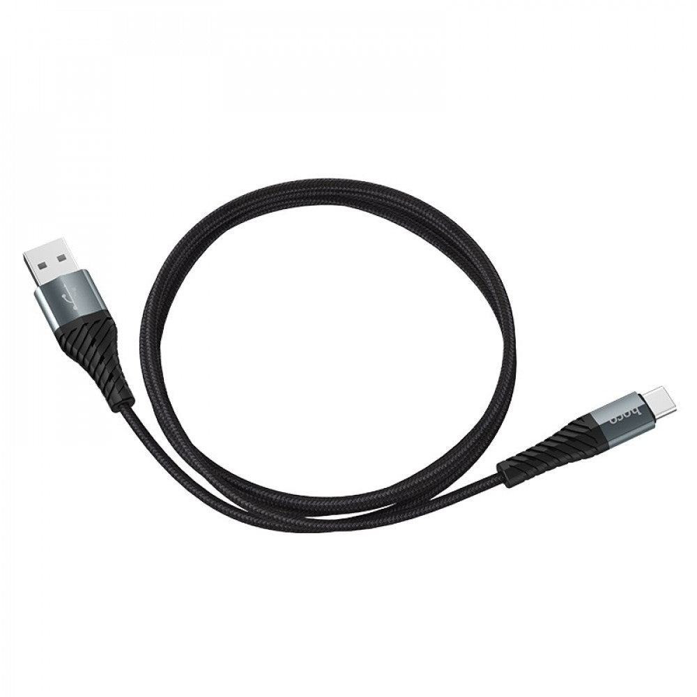 Cable USB C 3.0A (1m) — Hoco X38 — Black