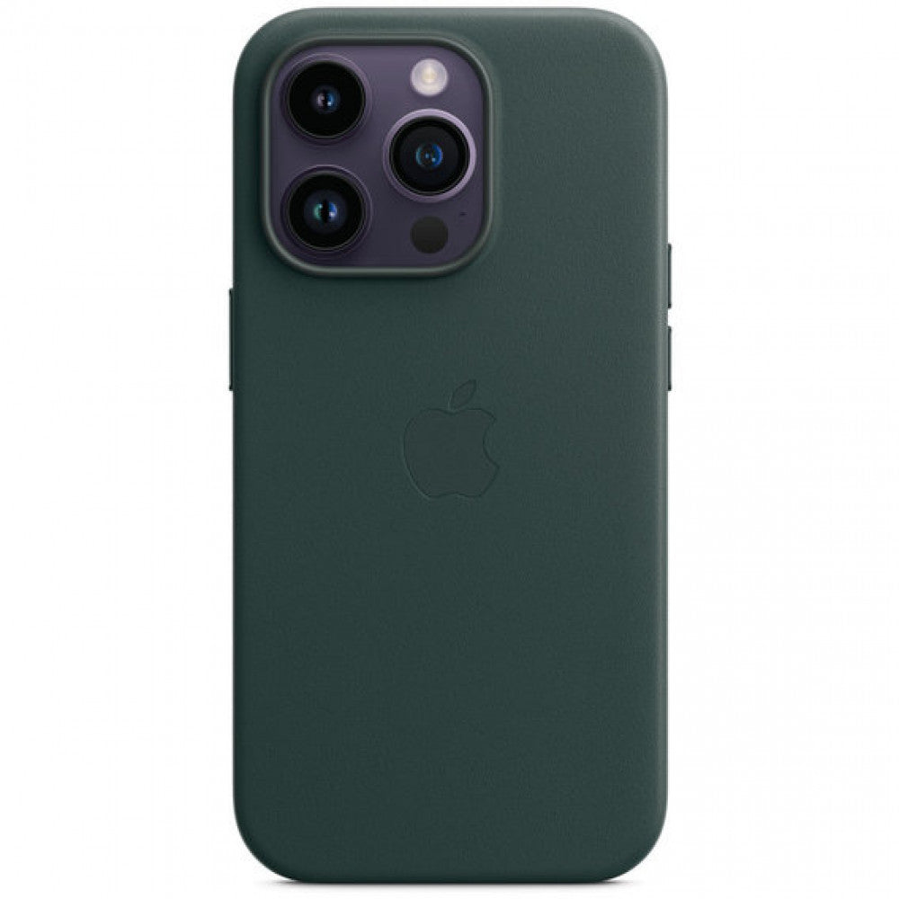 Leather Case with MagSafe — iPhone 14  — Forest Green