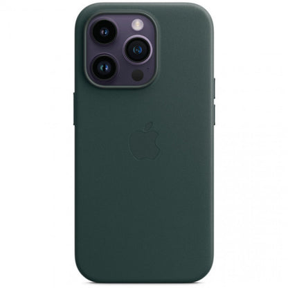 Leather Case with MagSafe — iPhone 14  — Forest Green