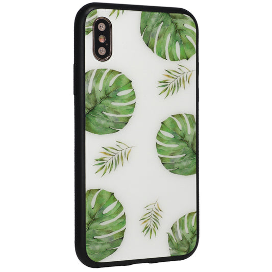 Glass with print TPU Case — iPhone 7 — Fern