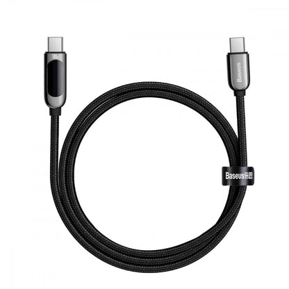 Кабель USB C to C 100W PD (1m) — Baseus (CATSK-B) Display — CATSK-B01 Black