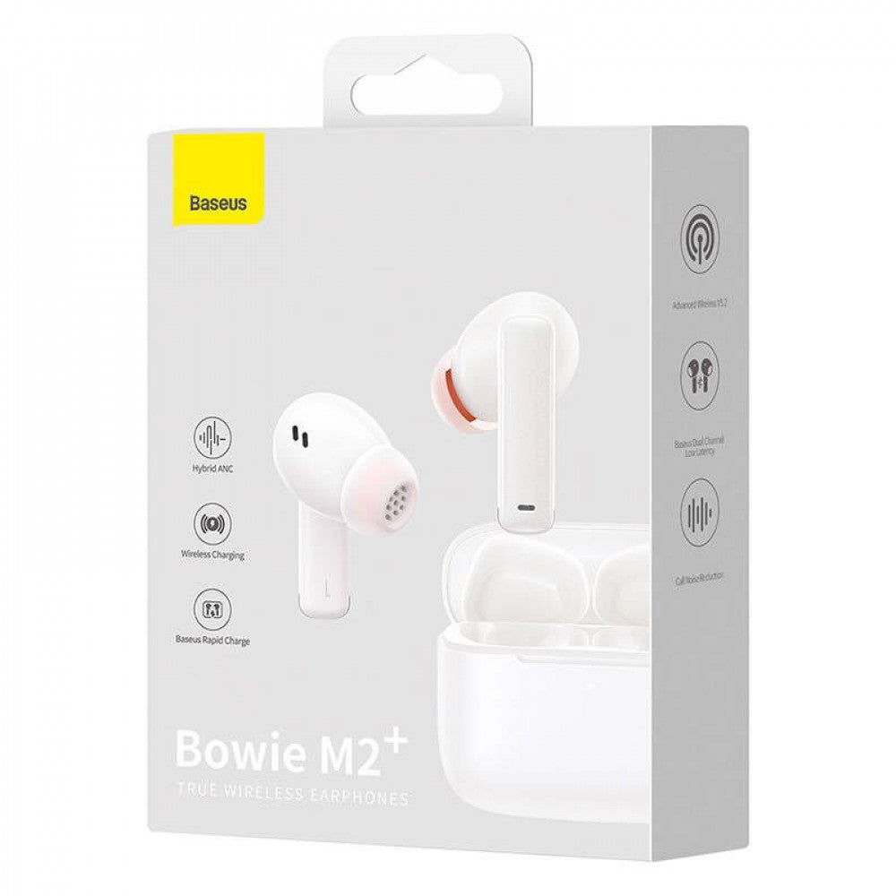 Bluetooth гарнітура TWS — Baseus (NGTW1900) Bowie M2+ — NGTW190001 Black