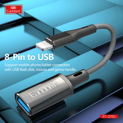 Adapter Lightning To USB — Earldom ET-OT81