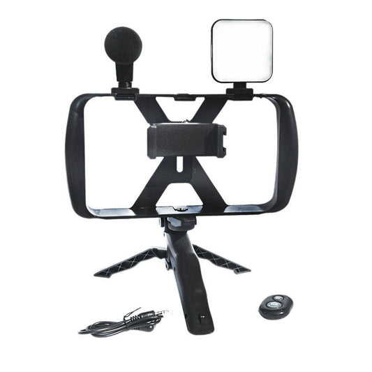 Monopod Tripod For Mobile | Microphone LED Lamp | TL-49T