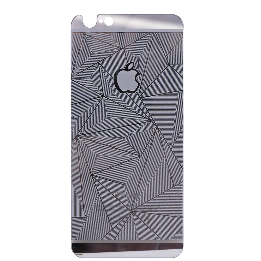 Захисне скло 2 in 1 Diamond — iPhone 6 ; 6S — Silver