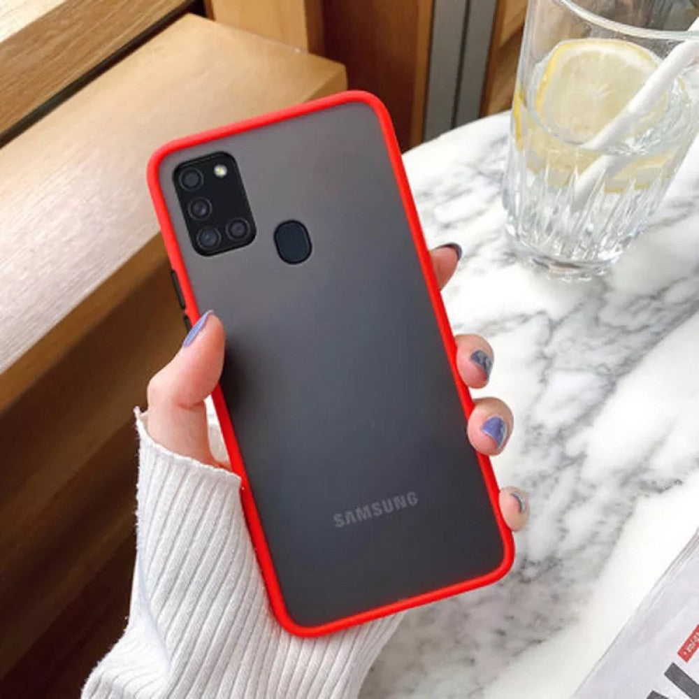 Matte TPU Plastic Case  — Xiaomi Redmi A1 — Red