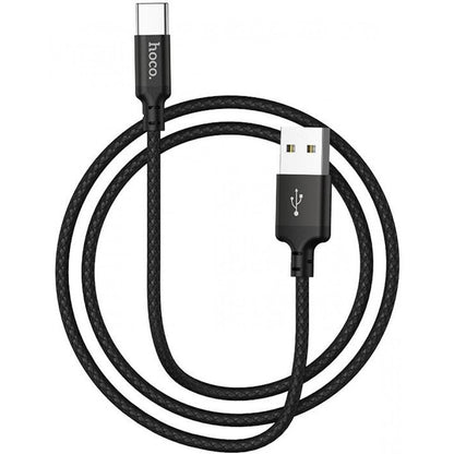 Кабель USB C 2A (1m) — Hoco X14 — Black