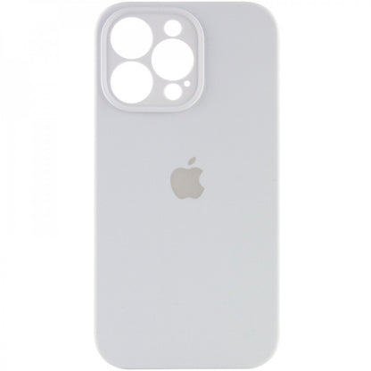 Original Silicone Case with protective camera — iPhone 13 Pro Max — White (9)