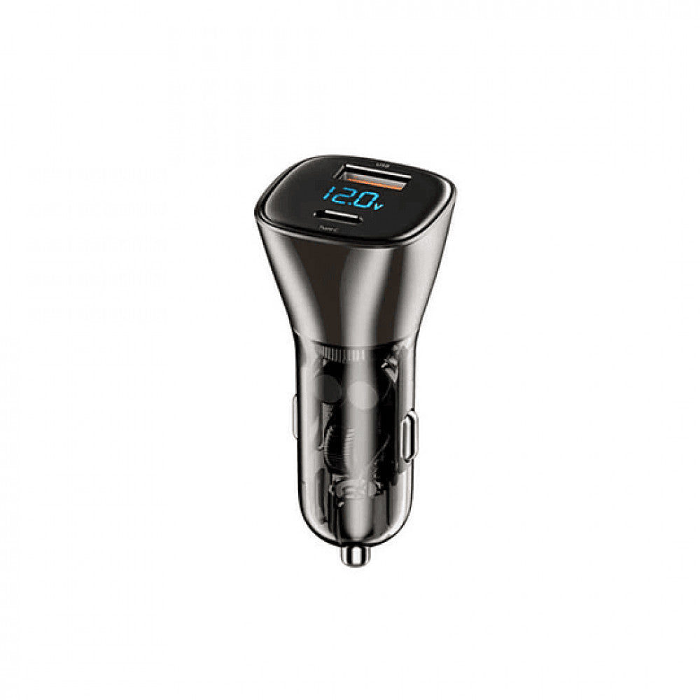 Car Charger | 45W | PD | QC3.0 — WiWU PC500 — Grey