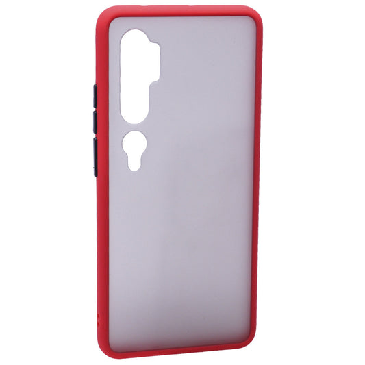 Matte TPU Plastic Case  — Xiaomi Mi Note 10 — Red