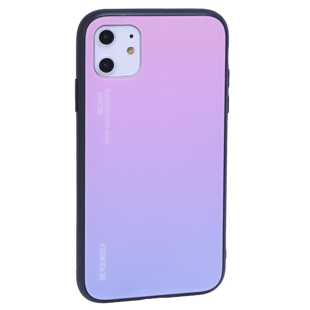 Gradient Glass Case — iPhone 11 — Powder