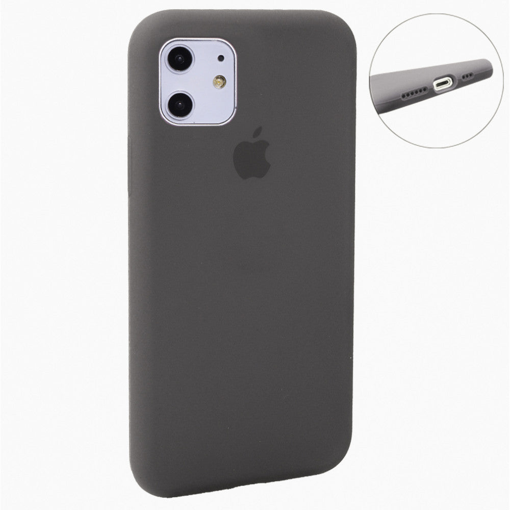 Original Silicone Case Full Size — iPhone 11 — Cocoa (22)