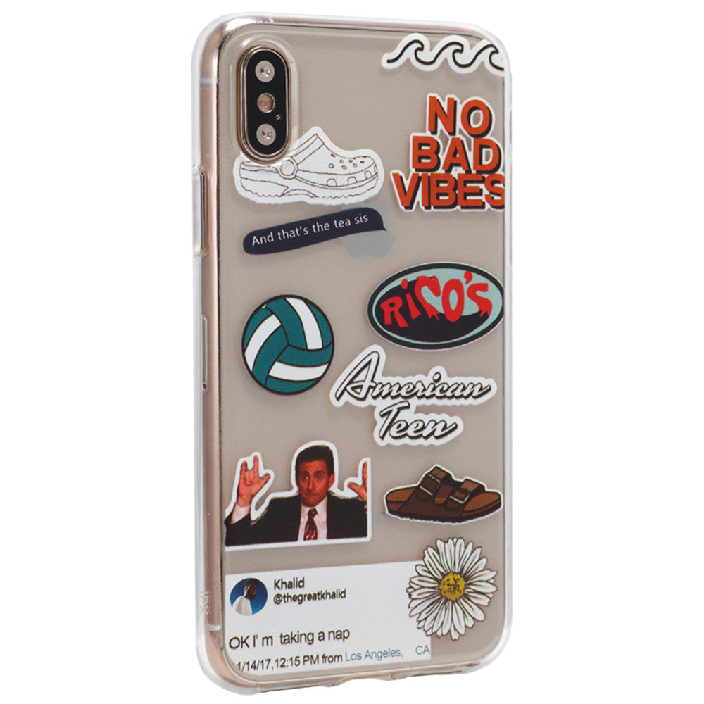 Stickers Series TPU Case — iPhone XS Max — Design 1